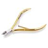 Nghia Professional Steel Cuticle Nipper C-118 (Previously D-501) Gold Plated Cuticle Cutter Trimmer Manicure Tools with Double Spring Perfect Nail Care Tool at Home/Spa/Saloon Osimihome (5 Pcs) view 3