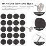 KALLORY 1set Manicure Grinding Slices Sandpaper Disc Metal Bit Tool for Dead Skin Removal Electric Pedicure Accessories Sanding Discs Convenient for Home Salon Use view 3