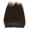 1-Pack Long 22" Hair Extensions 3/4 Full Head Straight Clips in on Human Hair Extensions Hairpieces for Women, Thick Hairpieces Adding Extra Hair Volume, 5 Clips 100g per Piece - Dark Brown view 3