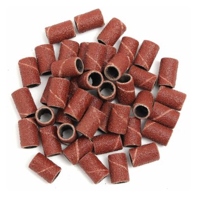 150pcs Nail Art Sanding Bands for Electric Nail Dril Machine Drill Bits File for Gel Polish Acrylic Remover 80#120#180# YYDFPIIA