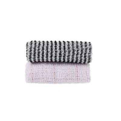 XUAN ZILUO Exfoliating Washcloth Exfoliating Washcloth Body Scrubber Shower Towel Fiber Polyester Bath Towel for Body Beauty Washcloth Back Scubber (2Pack) for Bath Shower