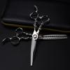 Professional Hair Cutting Shears, Professional Japan 440c 6 inch Skull modeling scissor Upscale hair scissors haircut thinning barber cutting shears hairdressing scissors (Color : Set with bag) view 1