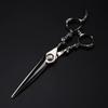 Professional Hair Cutting Shears, Professional Japan 440c 6 inch Skull modeling scissor Upscale hair scissors haircut thinning barber cutting shears hairdressing scissors (Color : Set with bag) view 3