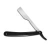 The Shave Factory Black & Silver Straight Edge Razor, Single Edge Blade Compatible Shaving Kit, Easy Replaceable Blade Razor view 3