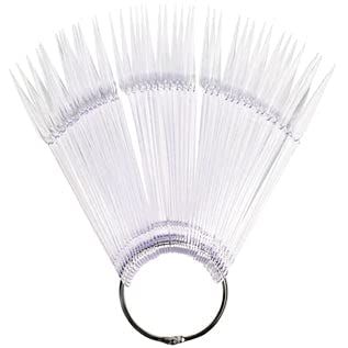 DL Pro Stiletto Nail Tip Display - 200 Display Tips - 5 Metal Rings