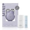 NuFACE MINI+ Microcurrent Facial Device Kit - FDA Cleared Face Sculpting & Skin Tightening Device to Contour, Lift & Tone + Microcurrent Gel Activator & Silk Creme - Violet Dusk view 1