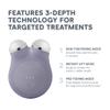 NuFACE MINI+ Microcurrent Facial Device Kit - FDA Cleared Face Sculpting & Skin Tightening Device to Contour, Lift & Tone + Microcurrent Gel Activator & Silk Creme - Violet Dusk view 2