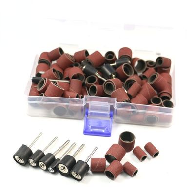 252pcs Sanding Cap Bands for Electric Manicure Machine 180/120/80 Grit Nail Drill Grinding Bit Files Pedicure Tool Set Dropship YYDFPIIA