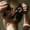 4 PCS Hair Pins Hair Fork French U-shaped Leopard Hair clips French Braid Tool for Hair and Women Hairstyle Accessories Cellulose Acetate Hairpin (Leopard) view 4