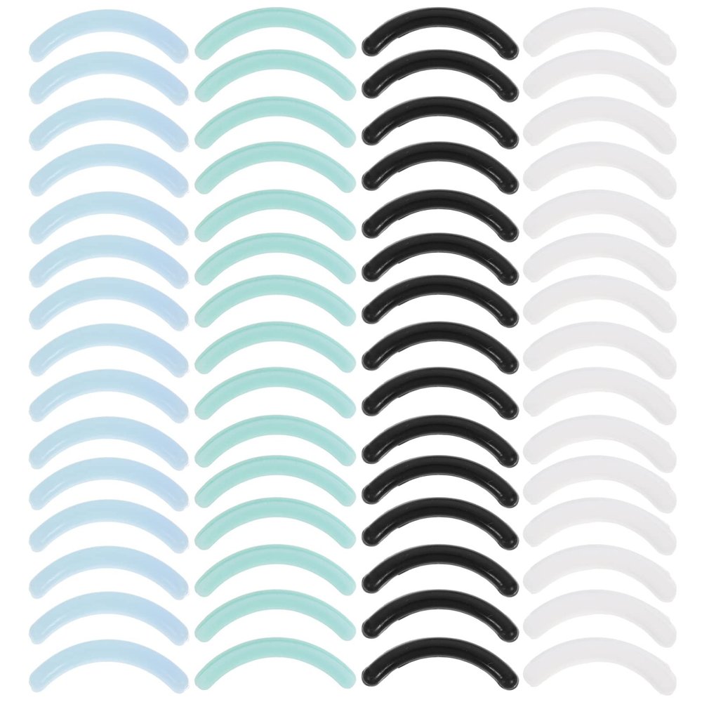 Beaupretty 80pcs Eyelash Curler Pads Replacement Cushions for Lash Curling Tool Compatible Brands Comfortable Durable for Makeup Lovers