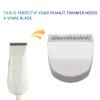 2 Pack Professional Peanut Clipper/Trimmer Snap On Replacement Blades #2068-300 - Compatible with Wahl Peanut Hair Clipper/Trimmer, White view 2