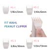 2 Pack Professional Peanut Clipper/Trimmer Snap On Replacement Blades #2068-300 - Compatible with Wahl Peanut Hair Clipper/Trimmer, White view 4