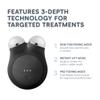 NuFACE MINI+ Microcurrent Facial Device Kit - FDA Cleared Face Sculpting & Skin Tightening Device to Contour, Lift & Tone + Microcurrent Gel Activator & Silk Creme - Midnight Black view 2