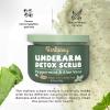 Berlaney Armpit Detox Scrub 8.8 oz with Peppermint, Aloe Vera and Walnut Shell Powder, Underarm Scrub Helps on Removing Odor, Deep Cleanse & Exfoliating, also for Legs, Knee, Feet, Hands Whole Body view 2