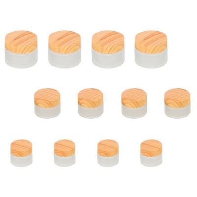 Beaupretty 12pcs Multi-Function Travel Jars Grain Lids Containers for Creams Lotions and Toiletries for Home and Travel Use