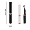BORBERL Heated Eyelash Curlers, Rechargeable Lash Curler with Comb, 2 in 1 Clip-Type & Built-in Comb Curler, USB 3 Temperature Modes-Black view 3