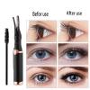 BORBERL Heated Eyelash Curlers, Rechargeable Lash Curler with Comb, 2 in 1 Clip-Type & Built-in Comb Curler, USB 3 Temperature Modes-Black view 4
