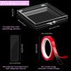 12PCS Press on Nails Storage Boxes Kalolary Anti-dust Empty Nail Display Box with 50PCS Nail Tips Display Holder & Double-side Tapes Acrylic False Nails Container for Salon Home Nail Storage Supplies view 2