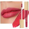 Oulac Matte Liquid Red Lipstick for Women, Long Lasting Lipstick Waterproof Lip Stain, No Transfer, Creamy High Pigmented Formula with Rose Oil, Vegan & Cruelty-Free, Light Red M08 view 1