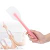Wax Spatulas, Silicone Waxing Spatulas Skidproof Wax Spatulas Reusable Frosted Silicone Waxing Applicator Hair Removal Sticks Long Handle Wax Scraper for Home Salon view 2