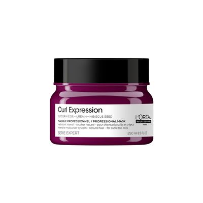 L'Oral Professionnel Paris Curl Expression Mask - Moisturizes and Pre-Detangles For Curly and Coily Hair Types, Adds Shine, Paraben-Free