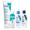CeraVe Acne Skin Care Set, 5oz Acne Foaming Cream Cleanser + 1oz Resurfacing Retinol Serum + 2oz AM Facial Moisturizing Lotion with SPF 30 + 2oz PM Facial Moisturizing Lotion view 1