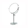 166 Classic Double Sided 3X and 1X Magnifying Makeup Mirror and 360 Swivel Tabletop Standing Vanity Mirror, Adjustable Height Desktop Cosmetic Mirror with Round Base view 1
