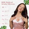 Chest Wrinkle Pads - Anti-Aging Skin Firming Lift to Moisturize Fine Lines & Sagging Prevention - Safe Silicone Skin Care pads. Each package contains two chest pads. view 2