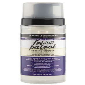 Lai'D Aunt Jackie's Grapeseed Frizz Patrol Setting Mousse 8.5 fl. oz.
