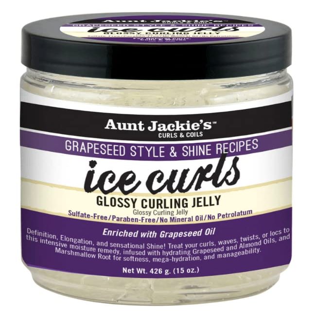 Aunt Jackie's Grapeseed Ice Curls Curly Jelly 15 oz.