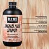 Bleach London Awkward Peach Shampoo - Peachy Toning Formula, for Bleached Hair, Colour Depositing, Enhances Warm Blonde - Paraben Free - (250 ml) view 4
