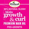 Difeel Biotin Growth & Curl Premium Hair Oil 7.1 oz. view 3