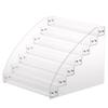 Nail Polish Organizer, Clear Acrylic Makeup Fingernail Polish Bottles Tray Tabletop Display Stand Storage Rack Transparent Essential Oil Stand Holder for Home and Commercial Organization(Seven Layers) view 1