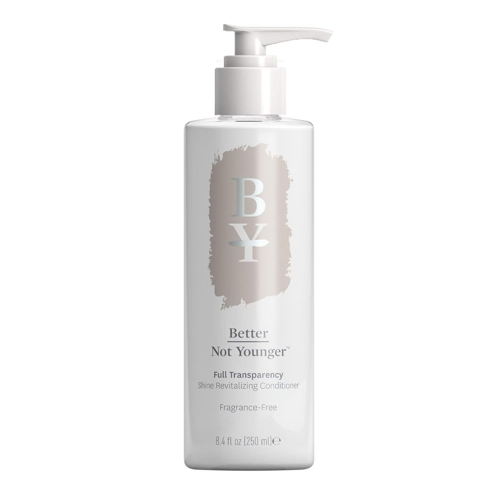 Better Not Younger Fragrance Free Conditioner for Women 40+ Sulfate Free Hypoallergenic Conditioner for Sensitive Scalp & Thinning Hair Strengthens Aging Hair with Chia Seed & Yuzu 8.4 fl oz