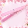 2 in 1 Mini Hair Straightener & Curler, Ceramic Tourmaline Plate for Smooth & Shiny Hair, Portable Flat Iron with Fast Heating for Travel, Home Use view 2