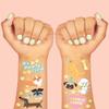 xo, Fetti Dog Temporary Tattoos for Kids - 44 Glitter Styles | Animal Birthday Supplies, Pet Lover Party Favors, Woof Arts and Crafts view 3