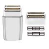 LOREAD Replacement Foil and Cutter for Barberology FXFS2 Electric Razor, Double Foil Shaver Replacement Head, Silver, Men's Grooming, Minimalist Style, Non-Rechargeable, Metallic Silver view 4