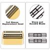 Replacement Foil and Cutter Head Compatible with Babyliss Foil Shaver, Double Foil Shaver Replacement Head, Replacement Head Compatible with BaBylissPRO Barberology FXFS2 Electric Razors(Gold) view 2