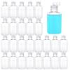 40 Pack 2 Oz Plastic Refillable Bottles with Flip Cap, Travel Size Bottles, Reusable Containers for Business Trip, Outdoor Camping view 1