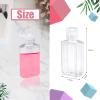 40 Pack 2 Oz Plastic Refillable Bottles with Flip Cap, Travel Size Bottles, Reusable Containers for Business Trip, Outdoor Camping view 2
