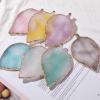 1 Piece Nail Art Palette - Mixing Palette Makeup Plate Nail Tip Holder Display (Gray Leaf) view 2