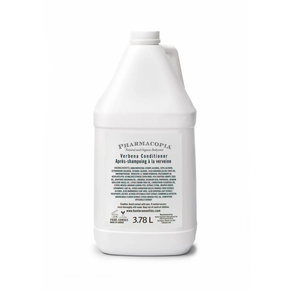 Pharmacopia Hotel Verbena Conditioner Aromatherapy Hair & Scalp Care with Natural & Organic Ingredients Vegan, Cruelty Free, Aromatic Conditioner, 128 oz