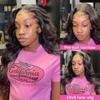 13x6 Transparent HD Lace Front Human Hair Wigs Brazilian Body Wave Lace Frontal Wigs For Black Women Pre Plucked With Baby Hair Natural Hairline Bleached Knots 150% Density 20Inch view 2