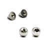 COLORFUL BLING 40Pcs 4mm/5mm Mixed Fake Eyebrow Lip Labret Ear Stud Nose Ball Ring with Sticker Replacement Balls Spike No Piercing Body Faux Jewelry-Silver view 3