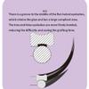 Single Eyelashes Double Hair Tip Design Ellipse Flat Lashes Super Soft&Natural Lashes C/D Curl 8-15mm Individual Lashes 0.20mm Thick False Eyelash (13mm, 0.20-C) view 4