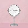 166 Classic Double Sided 5X and 1X Magnifying Makeup Mirror, 360 Swivel Tabletop Standing Vanity Mirror,Desktop Cosmetic Mirror, 12.0-16.5-Inch Adjustable Height view 3