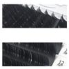 Single Eyelashes Double Hair Tip Design Ellipse Flat Lashes Super Soft&Natural Lashes C/D Curl 8-15mm Individual Lashes 0.20mm Thick False Eyelash (8mm, 0.20-C) view 3