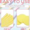 120 Pack Facial Sponge Compressed,Exfoliating Wash Round Face Sponge,Makeup Removal Sponge for Face Cleansing,Women,Girls(Yellow,Pink,Purple) view 4