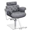 Dir All Purpose Hydraulic Reclining Styling Chair Salon Stylist Chair - Planet in Grey view 1