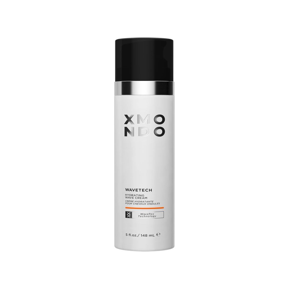 XMONDO Hair Wavetech Hydrating Wave Cream, Vegan Formula Wavy Hair Curl Cream with Coconut and Argan Oil for Definition, Breakage Protection, and Hair Hydration, 5 Fl. Oz